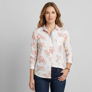 St. John's Bay Cottagecore Floral Button Down 100% Cotton Size m